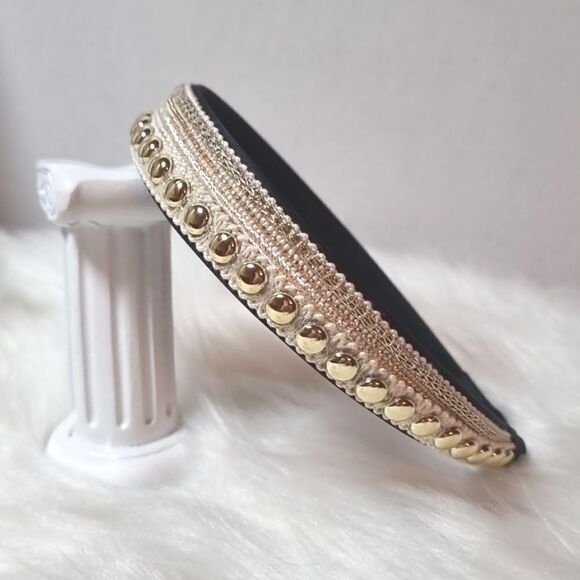 BOHO GOLD STUDED HEADBAND - Picture 4 of 10